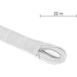 Produktbild für Wäscheleine Idea-Home Weiß, 112183