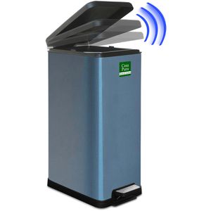 Produktbild für Mülleimer Casa-Pura Zack, blau metallic