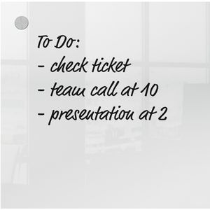 Produktbild für Whiteboard Nobo 1915619, 30 x 30 cm