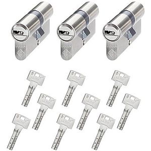 Schließzylinder Abus Bravus 2000, mit 9 Schlüsseln