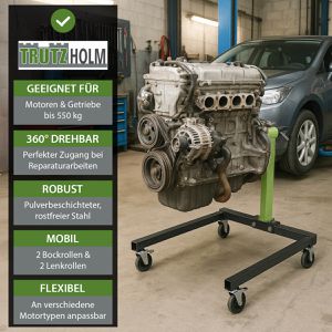 Produktbild für Motorständer Trutzholm 38637, rollbar, mit 4 Aufnahmepunkten