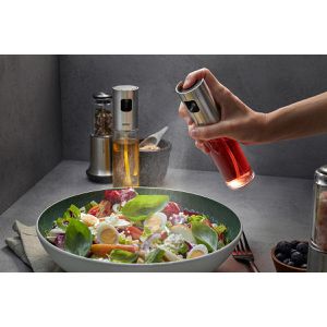 Produktbild für Ölsprüher Gefu NEVA, silber, aus Glas und Edelstahl