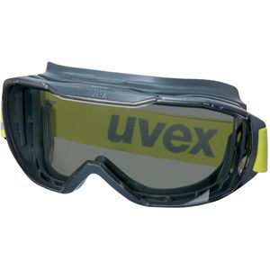 Produktbild für Schutzbrille Uvex megasonic, grau-gelb, Vollsichtbrille