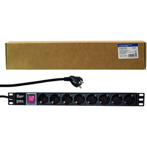 Produktbild für Steckdosenleiste LogiLink PDU8C01 PDU mit 2m Kabel