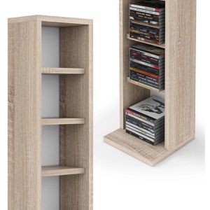 Produktbild für CD-Regal Vicco Jukebox, sonoma eiche