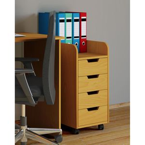 Produktbild für Rollcontainer VCM Konal Mini 913234, aus Holz, buche