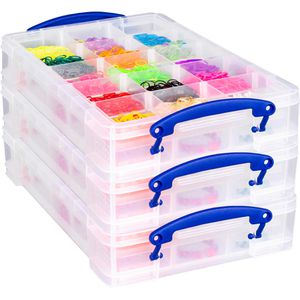 Produktbild für Aufbewahrungsbox Really-Useful-Box 4CDIV15+DIV8 4L
