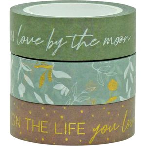 Washi-Tape Papierdrachen Motivation, grün
