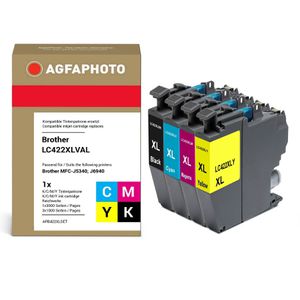 Tinte AgfaPhoto für Brother LC-422XLVAL Value Pack