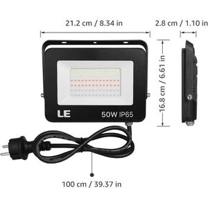 Produktbild für LED-Außenstrahler Lepro RGB, IP65 wasserdicht