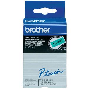Produktbild für Schriftband Brother TC-791, 9mm