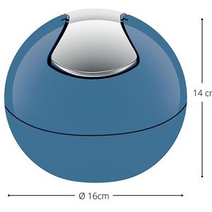 Produktbild für Mülleimer Spirella Bowl, 10.19841, dunkelblau