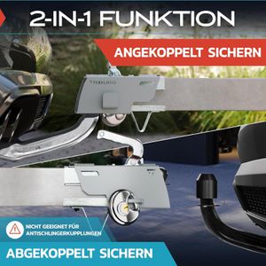 Produktbild für Anhängerschloss TRIBURG mit Diskusschloss