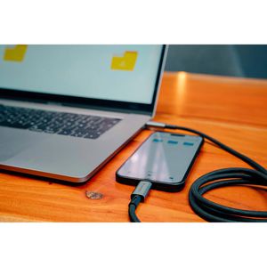 Produktbild für Ladekabel Verbatim USB4, schwarz, 1,2m