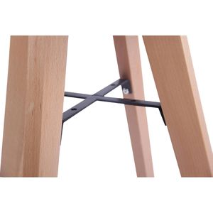 Produktbild für Esstisch CLP Viktor, 202605002, weiß / buche