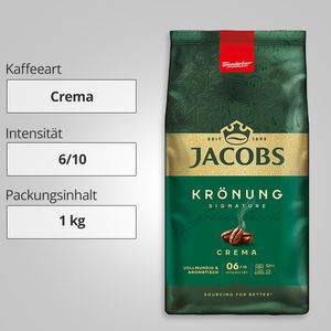Produktbild für Kaffee Jacobs Krönung Crema