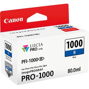 Produktbild für Tinte Canon PFI-1000B blau