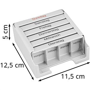 Produktbild für Tablettenbox Medi-7 7 Tage