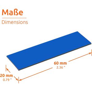 Produktbild für Magnetschilder ECENCE 21040205, blau