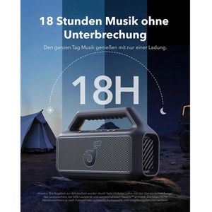 Produktbild für Bluetooth-Lautsprecher Soundcore Boom 2 SE, schwarz