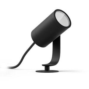 Gartenstrahler Philips-Hue Lily schwarz mit 8W LED