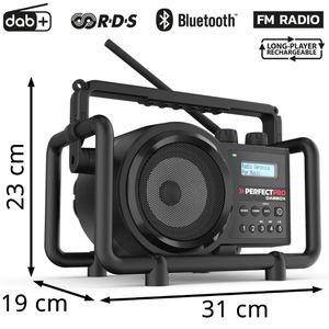 Produktbild für Baustellenradio PerfectPro DABBOX