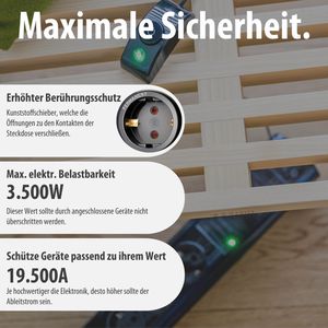Produktbild für Steckdosenleiste Brennenstuhl Primera-Tec, 2m