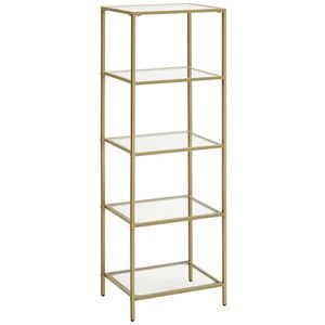 Produktbild für Bücherregal Vasagle LGT029A01, gold