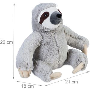 Produktbild für Türstopper Relaxdays Faultier, aus Stoff