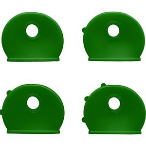 Schlüsselkappen Rema halbrund, 10 Stück