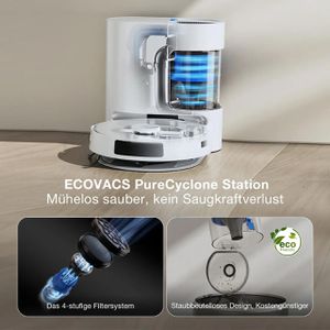 Produktbild für Saugroboter ECOVACS DEEBOT N20 PLUS, weiß