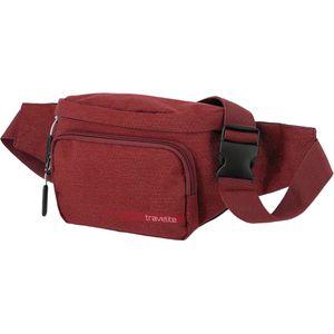 Bauchtasche Travelite Kick Off, aus Polyester, rot