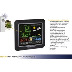 Produktbild für Wetterstation TFA 35.1150.01 Season, Funk, digital