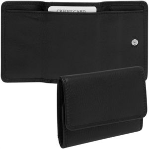 Portemonnaie Böttcher-AG Club, schwarz, aus Echt Leder