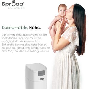 Produktbild für Windeleimer Spross 100008, 16 Liter