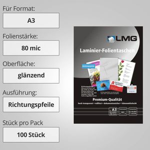 Produktbild für Laminierfolien LMG DIN A3