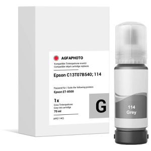 Tinte AgfaPhoto für Epson 114, C13T07B540, grau