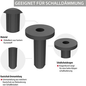 Produktbild für Dübel Tox 018100122, Schallschutzdübel Sonic KB