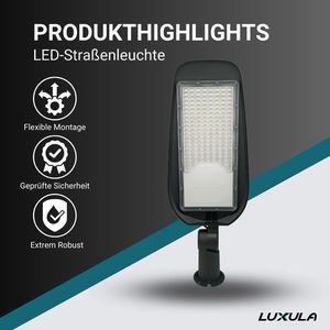 Produktbild für LED-Außenstrahler Luxula LXSL1505000, IP65 wasserdicht