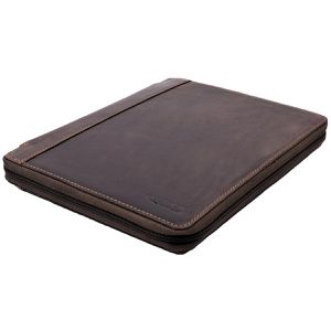 Produktbild für Schreibmappe Menzo MB47, marone, Echt Leder