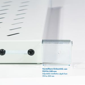 Produktbild für Netzwerkschrank-Fachboden LogiLink 35 - 55 cm Einbautiefe