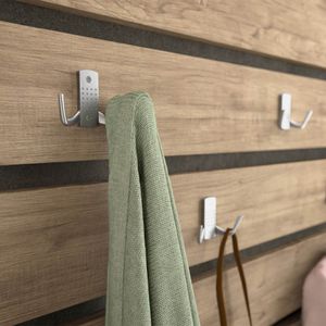 Produktbild für Garderobenhaken SO-TECH Jasmin, 108552, edelstahloptik