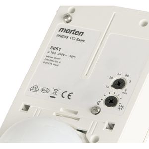 Produktbild für Bewegungsmelder Merten Argus 110 Basic PIR