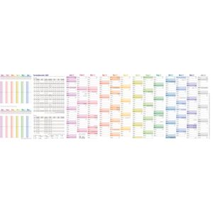 Produktbild für Urlaubsplaner Häfft 11412-0, Rainbow, Jahr 2027