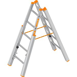 Produktbild für Stehleiter Layher Topic 1061, beidseitig begehbar