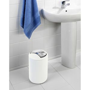 Produktbild für Mülleimer Wenko Brasil L, weiß