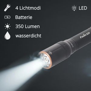Produktbild für Taschenlampe Fenix E20 V2.0, LED, mit Batterie
