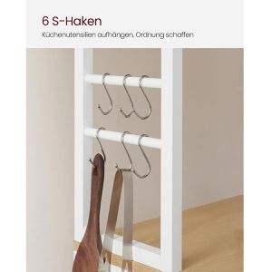 Produktbild für Küchenregal Vasagle KKS019W09, eiche