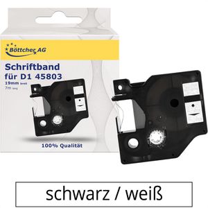 Schriftband Böttcher-AG für Dymo 45803, D1, 19mm