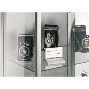 Produktbild für Tischnamensschilder Durable Presenter De Luxe, glasklar, A6
